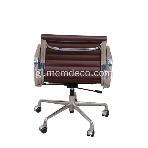 Cadeira de oficina moderna Eames en coiro